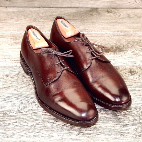 Allen Edmonds KENILWORTH 9.5 D Brown * add $15 Cedar Trees - Picture 1 of 13